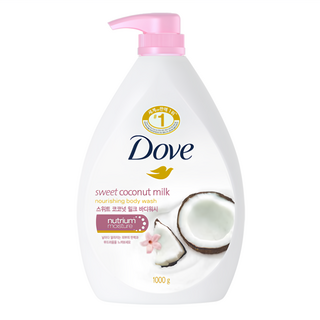 Dove 多芬 香甜椰奶滋養柔膚沐浴露, 1kg, 1瓶