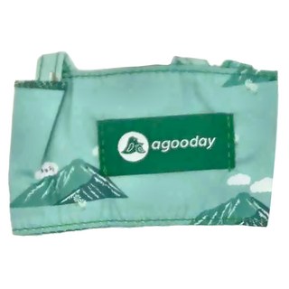 agooday 好日子 兩用飲料杯套 玉山 100% Polyester聚酯纖維 台灣製造, 1個