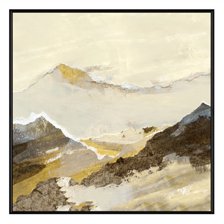 Boluo 菠蘿選畫所 掛畫 APAD6633B 抽象畫, 綿延的山頂 黑色框