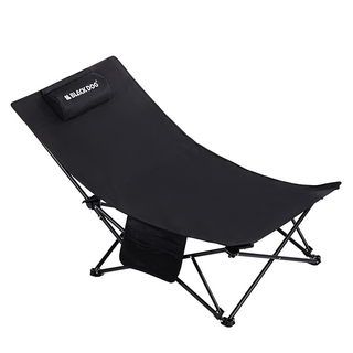 BLACK DOG 黑狗 逸享露營躺椅 CBD2300JJ027, 夜幕黑, 1個