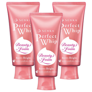 SENKA 專科 台灣公司貨 超微米明亮莓果潔顏乳, 100g, 3條