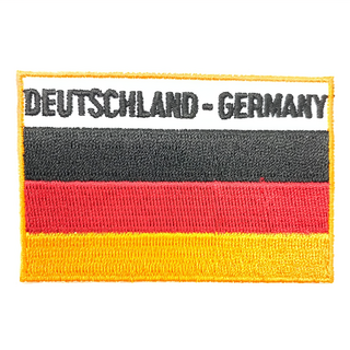 A-ONE 匯旺 DIY德國國旗刺繡徽章布貼 8x5cm 聚酯纖維 台灣製, 德國