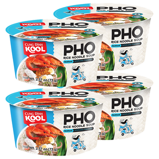 CUNG DINH KOOL 海鮮風味河粉, 2.57oz (73g), 3分鐘快速料理, 4入
