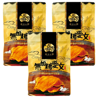 HARUHI SHOPPU 春日小舖 無加糖愛文芒果乾, 玉井芒果, 低溫烘焙72小時, 140g, 3包