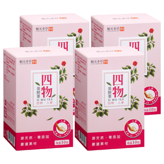 順天本草 四物美妍茶 添加人參, 5g, 10包, 4盒