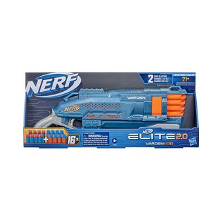 Hasbro 孩之寶 NERF 菁英系列 看守者玩具槍 16發 ELITE 2.0, 看守者 藍色, 1個