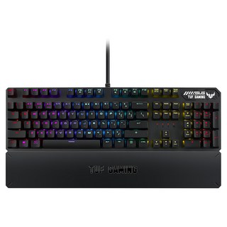ASUS 華碩 有線鍵盤, 黑色, TUF GAMING K3, 青軸