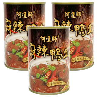 阿進師 麻辣鴨血, 425g, 3罐