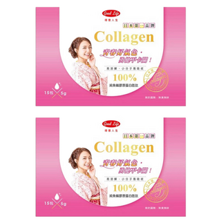 good Life 得意人生 日本NIPPI頂級魚鱗膠原蛋白胜肽, 5g, 15包, 2盒