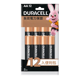 DURACELL 金頂 台灣公司貨 鹼性AA電池3號, 12顆, 1組