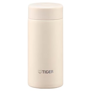 TIGER 虎牌 超輕量旋蓋雙層不鏽鋼保溫瓶 MMP口袋隨行杯 保冰杯 雪花白 200ml, 1個