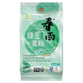 龍口 春雨綠豆寬粉，不含防腐劑，無膽固醇，全素, 120g, 1包
