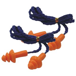 SUCCESS 成功 矽膠耳塞 附繩 柔軟舒適 隔音防噪 工作學習睡眠適用, 2支, 2個