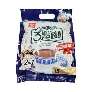 3點1刻 2合1白咖啡, 25g, 15包, 1袋