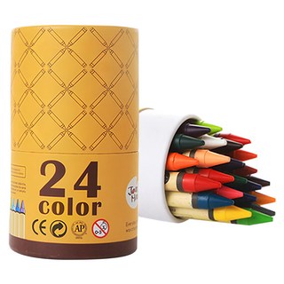 Joan Miro BabyRoo 可水洗彩色蠟筆套裝 堅固耐用 不易折斷, 24色, 1組