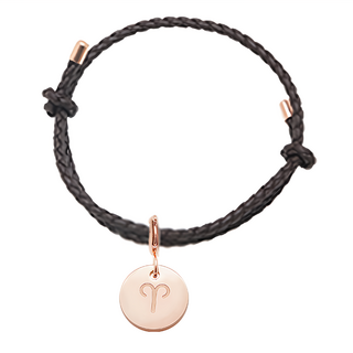 RADIANT STAR 璀璨之星 占星物語可換墜飾星座符號可調式真皮編織手環