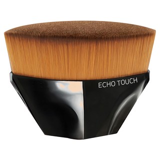ECHO TOUCH 55號魔法粉底刷, 65mm寬面積刷毛，近200,000根彈力柔軟超細刷毛，不留刷痕, 黑色, 1個