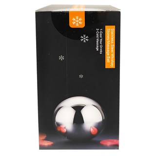 頂級316不鏽鋼環保冰球 Set, 316不鏽鋼, 速凍冰球, 2入一盒, 1組