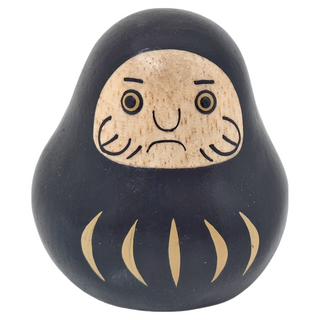 T-Lab. 達摩木雕名片夾 - 黑色 5.5x5xH6cm, 1個