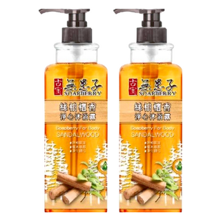 SOAPBERRY 古寶無患子 淨心沐浴露 絲柏檀香, 深層清潔 保濕 750g, 2瓶