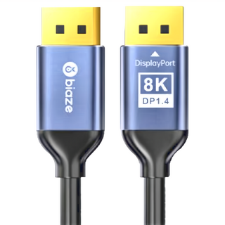 畢亞茲 Biaze DP1.4版 8K/60Hz 4K/240Hz 高清視頻線 細線款, 1m, 1條