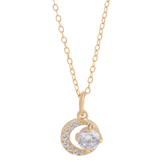 MARIGOLD 美爾朵 月光流心鑲鑽項鍊 925純銀