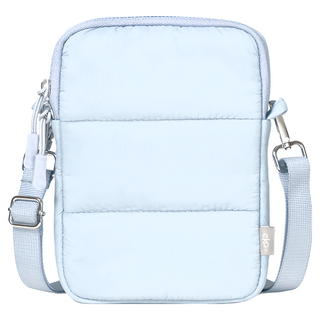 ekax 雲朵Puffy 手機包, 蓬鬆雲朵質感, 輕盈外出無負擔, 寶寶藍, 1個