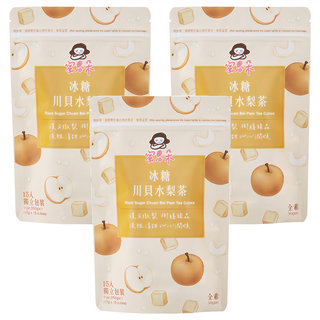 蜜思朵 冰糖川貝水梨茶, 15顆, 17g, 3袋