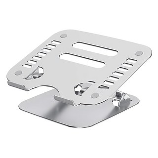 POLYWELL 寶利威爾 鋁合金筆電平板折疊支架 PW15-T65-0792, 銀色, 1個