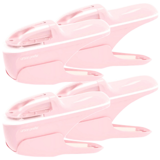 urban prefer PIN 無針釘書機 8張, 櫻花粉, 4個