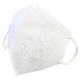 興安 成人授權鋼印口罩 酷洛米, 天使白, 50片, 1組