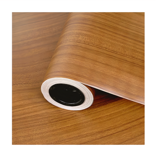 WA. WALL ART 仿真木頭自黏防水壁紙 PVC材質, 深楓木紋, 300 x 60cm