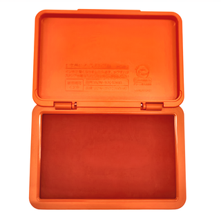 Shachihata 寫吉達 油性印台, 橘色, 1個