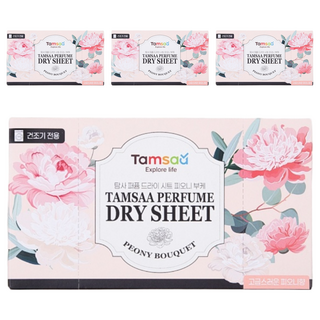 Tamsaa 衣物柔軟香氛烘衣片 Peony Bouquet, 130張, 4盒