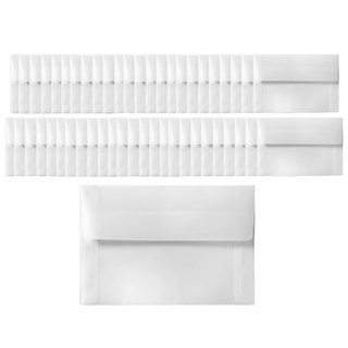2Youngdesign 橫式信封 165x112 毫米 Set 50個, 透明霧面