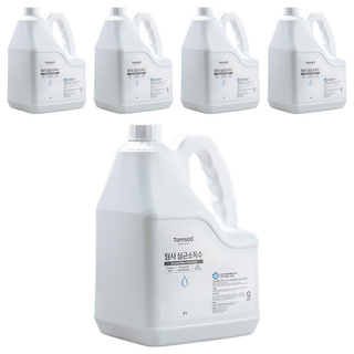 Tamsaa 次氯酸水補充裝 99.9% 強效殺菌, 4L, 5桶