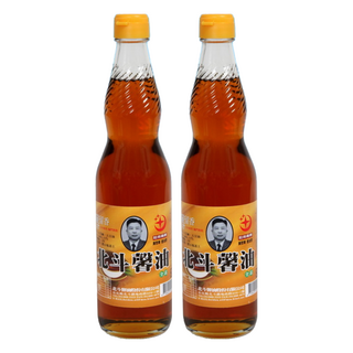 北斗馨油 黃頭 醬油 全素, 500ml, 2瓶