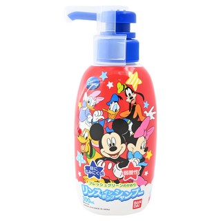 BANDAI 迪士尼 米奇 二合一洗髮精，溫和保濕，不刺激，兒童適用, 300ml, 1瓶