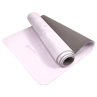 Tumaz 月熊 TPE正位線瑜珈墊, 烘焙杏色, 1個