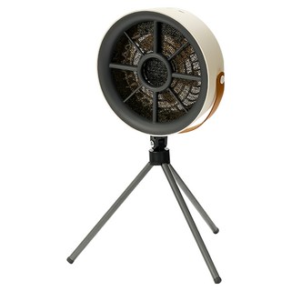 YUNMI 家用小型桌面油煙機 便攜式戶外露營抽油煙機 火鍋燒烤吸煙機 排味排風機 過濾去異味 米白色, FC-6629, DIY安裝組件