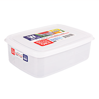 NAKAYA 長方形保鮮盒 W-K305 6.4 x 13.9 x 19.3cm 1.3L, 1個, 1個