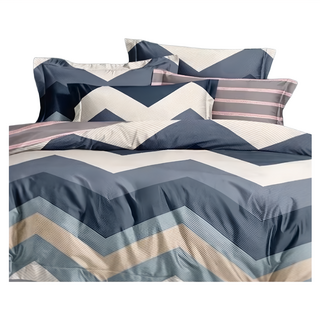 貝淇小舖 柔絲棉 四季磨毛布 單人床包 + 枕套2件組