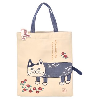 kUSUgURU JAPAN 日本眼鏡貓 Matilda-san系列 日式和柄雜誌包 手鞠款