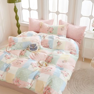 戀家小舖 精梳純棉床包枕套組