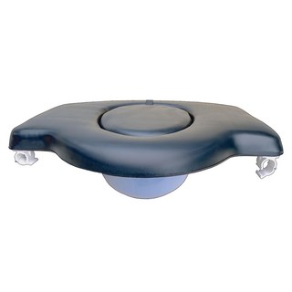 感恩使者 洗澡便盆軟坐墊 助行器配件 黑色, 53 x 42 x 18cm, 1個