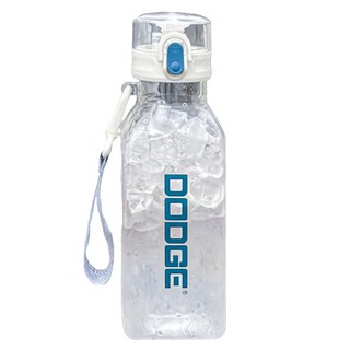 DODGE 道奇 方尊彈蓋水壺, 白色, 1L, 1個