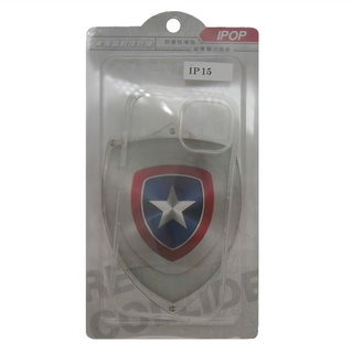 IPOP A+空壓防撞殼 防撞抗震 四角氣墊增強保護 環保TPU材質 手持好握 防水紋顆粒設計, iPhone 15, 透明, 1個