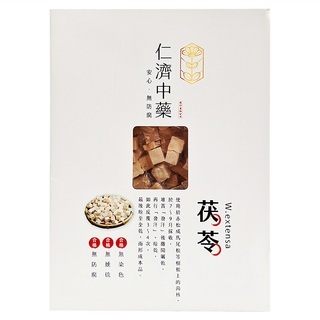 仁濟中藥 茯苓 Set, 無防腐劑, 100g, 3包, 1盒