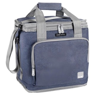 ibili 肩背保冷袋 15L, 灰藍色, 1個