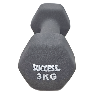 SUCCESS 成功 防滑塑身啞鈴, 磨砂外層設計, 止滑效果極佳, 3kg, 1個